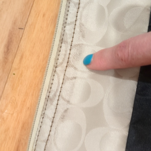 Coach GUC Black And Tan Pouch Travel Bag Cosmetic Case - Picture 13 of 13